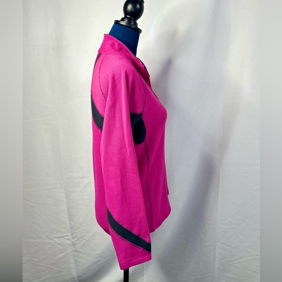 EUC Under Armour Pink/Purple Fleece 1/2 Zip Running Pullover Sweater - Picture 9 of 15